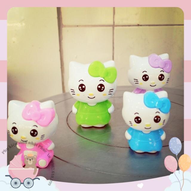 Bộ 4 con mèo Hellokitty dễ thương trang trí bánh kem