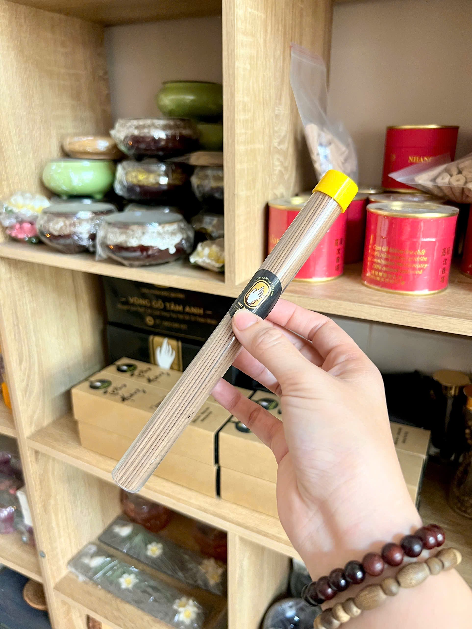 Nhang trầm ống KHÔNG TĂM cao cấp - 100% tự nhiên không dùng hoá chất