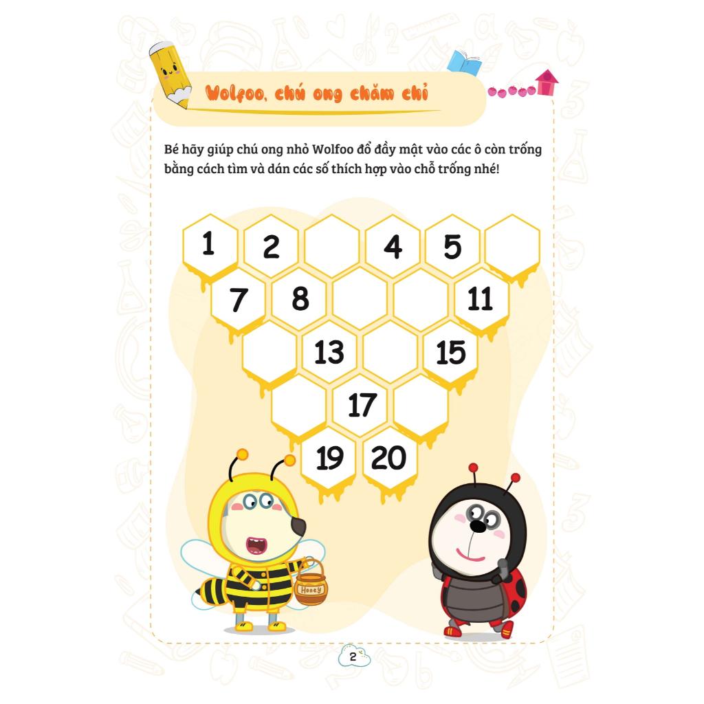 Sách - Combo 4 Cuốn WOLFOO Khám Phá  Toán Học Vui