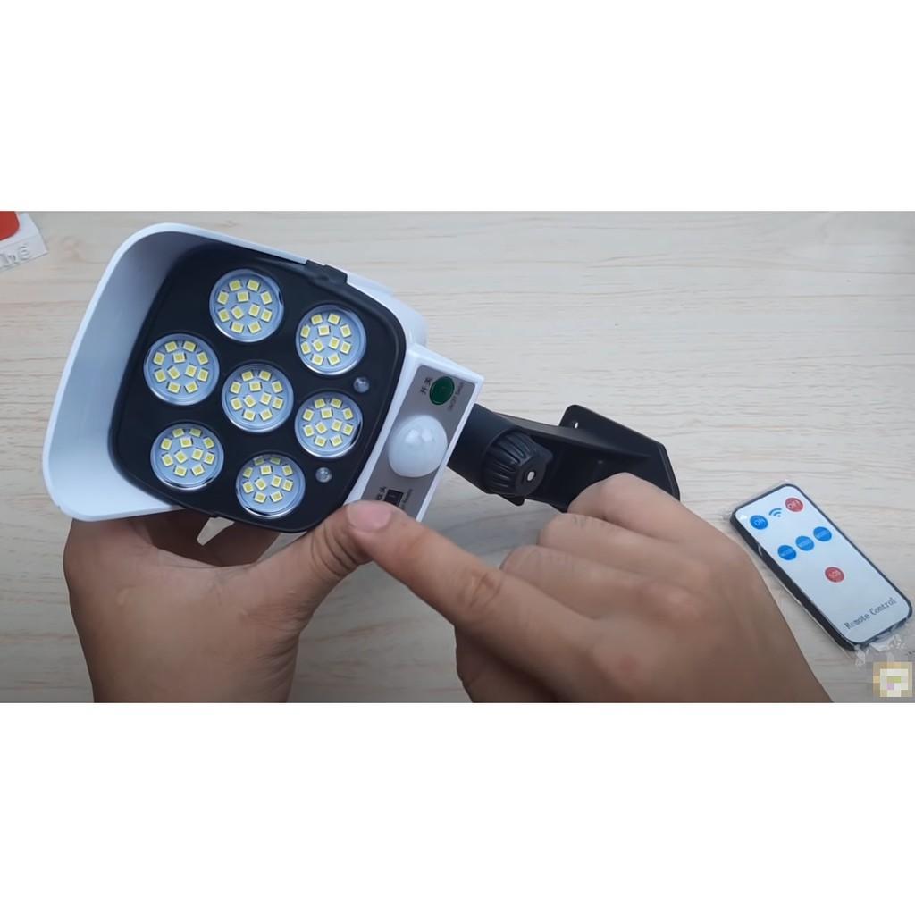 Đèn Led Năng Lượng Mặt Trời Jd-2178T Giả Giống Camera Ngoài Trời Chống Trộm - Hàng Loại 1