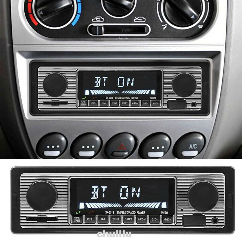 Máy Nghe Nhạc Trên Xe Hơi Kết Nối Bluetooth Có Màn Hình Lcd