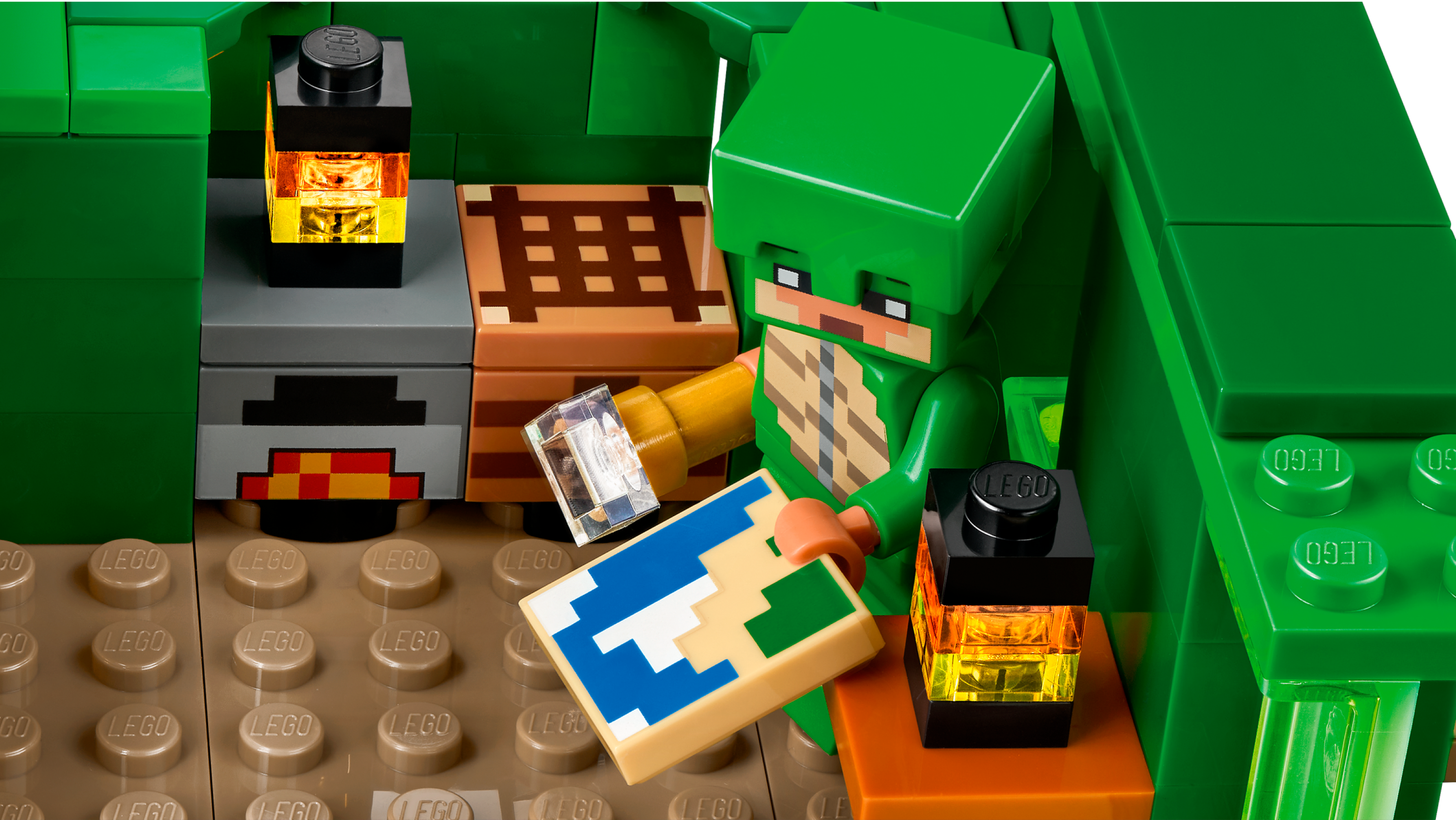 Đồ Chơi Lắp Ráp Ngôi Nhà Rùa Biển - The Turtle Beach House - Lego Minecraft 21254 (234 Mảnh Ghép)