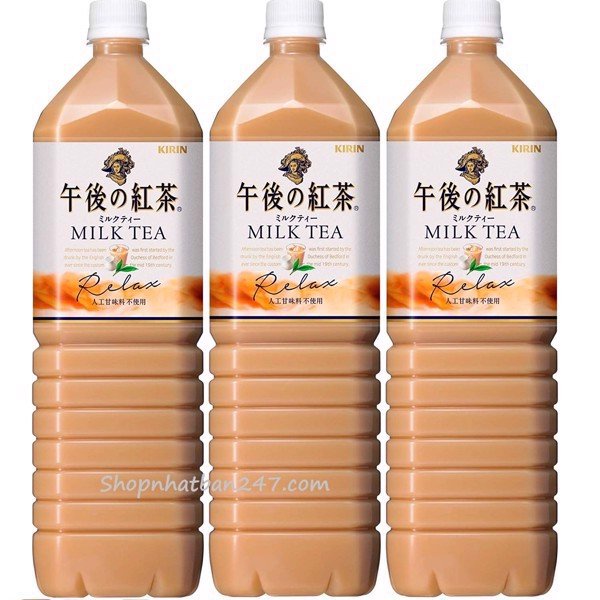 Combo 3 chai trà sữa Kirin 1,5 lít Nhật Bản