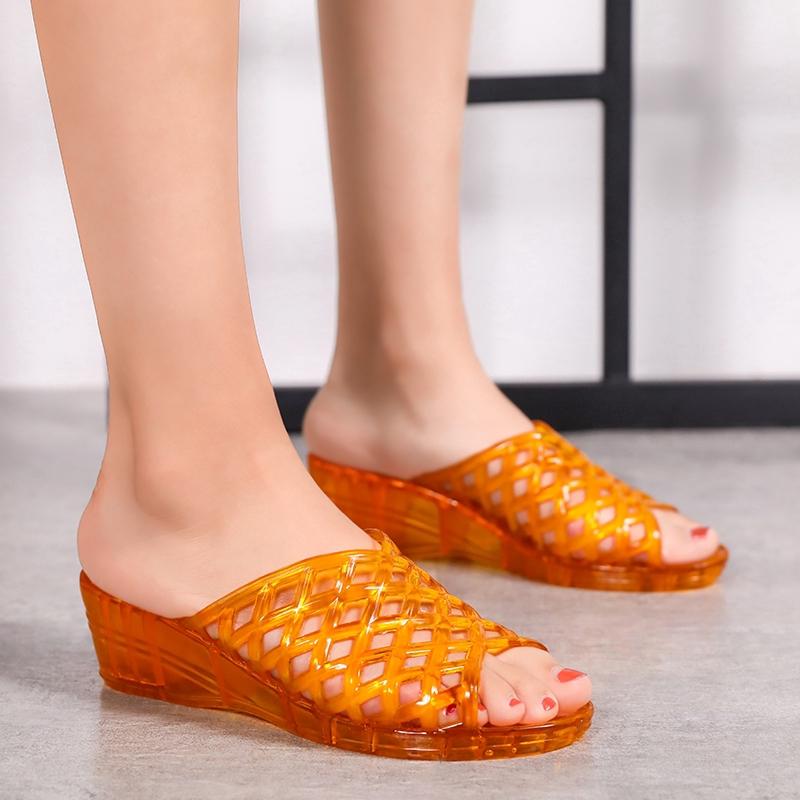 Giày Sandal Đế Xuồng Thời Trang Mùa Hè Cho Nữ