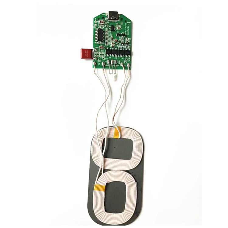 Đảm Bảo Chất Lượng Mới 15W Dual Cuộn Dây Sạc Không Dây Mô Đun Bo Mạch Chủ PCBA Đa Năng Xe Gia Đình Thiết Bị Sạc Không Dây