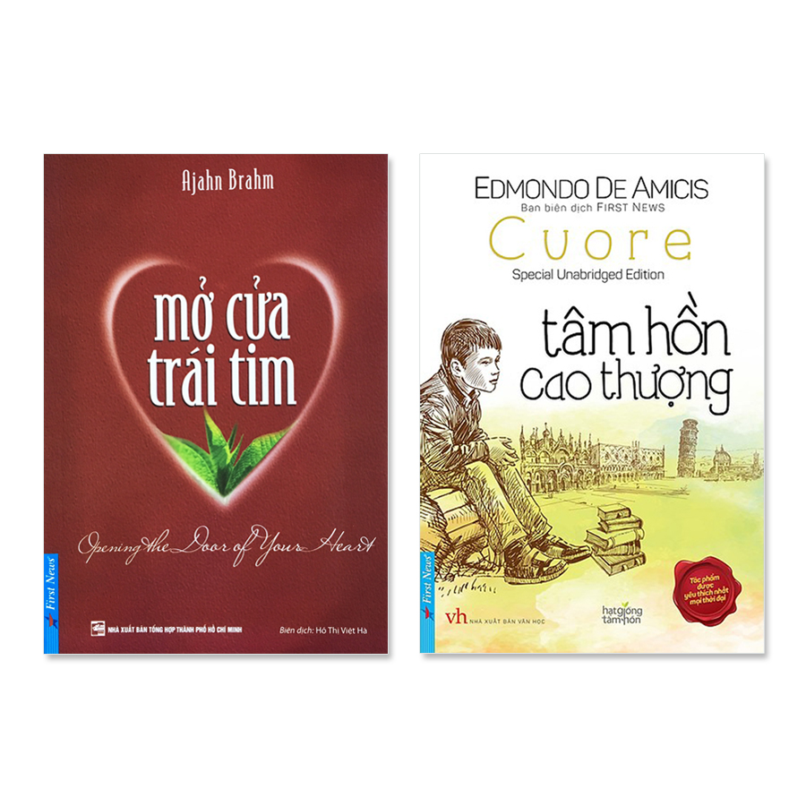 Combo: Tâm hồn cao thượng + Mở cửa trái tim (2cuốn)