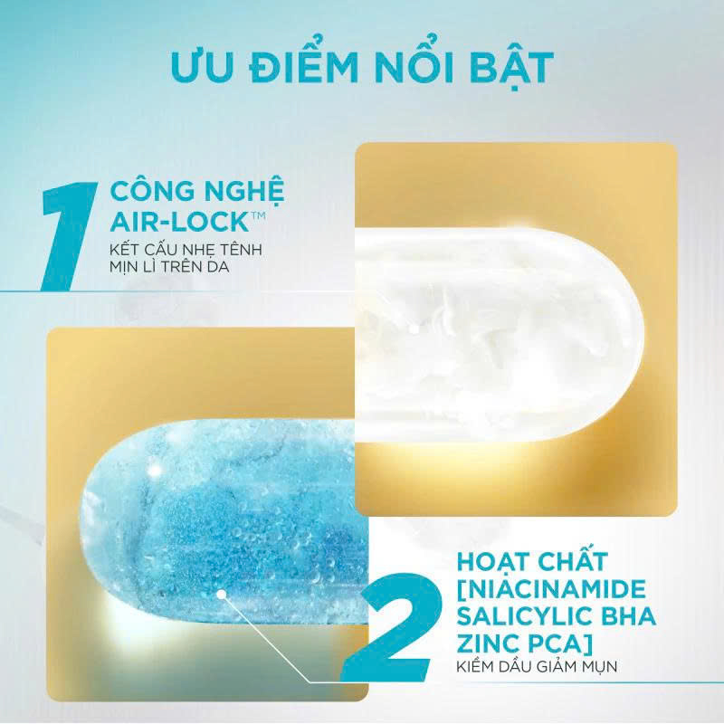 Kem Chống Nắng Garnier Phổ Rộng Kiềm Dầu Đến 12H &amp; Hỗ Trợ Giảm Mụn Spf 50+PA++++ 30ML