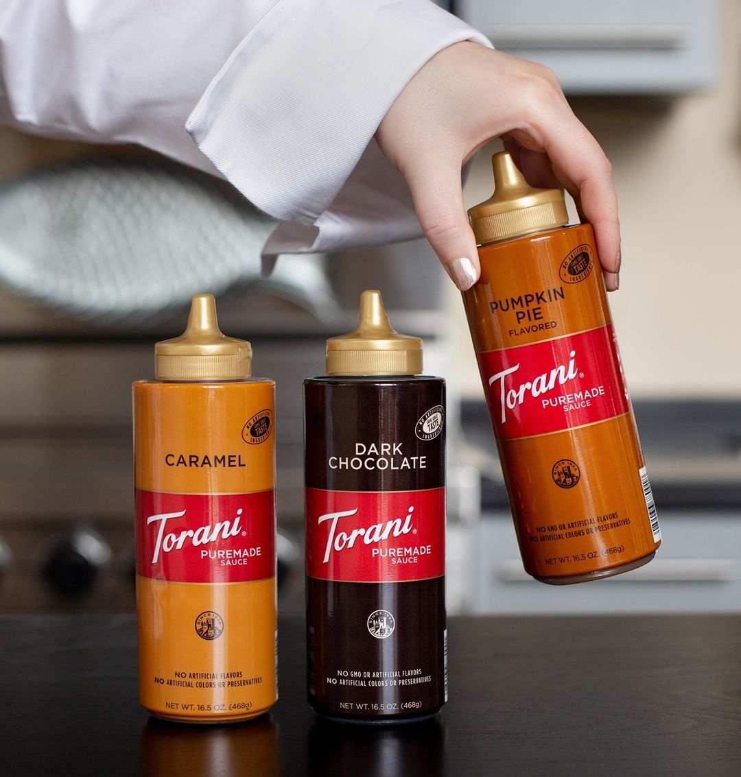 Sốt Socola Đen Torani Puremade Dark Chocolate Flavored Sauce 468gram Mỹ