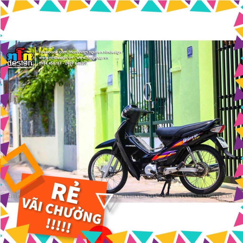 Tem Rời Wave  Nhỏ Mẫu Tím Đen Vàng