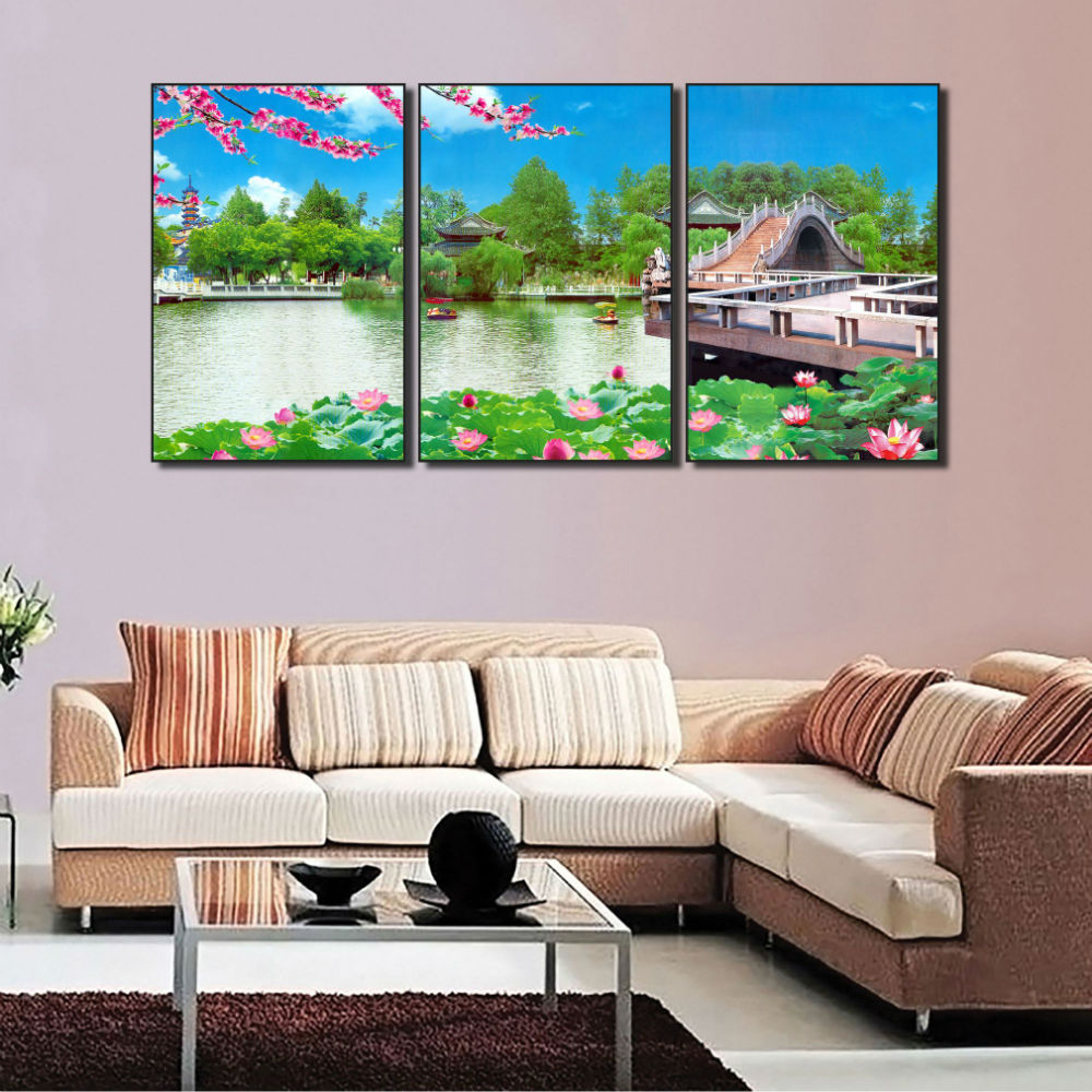 Tranh Bộ Treo Tường Thế Giới Tranh Đẹp Q12B-ZTH