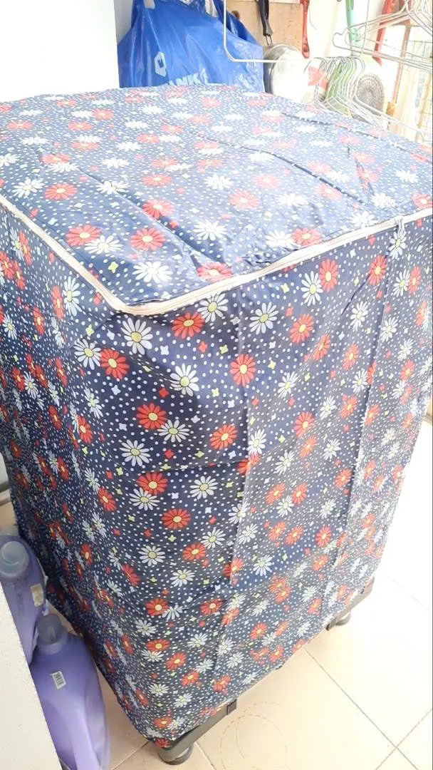Áo phủ máy giặt cửa trên cho máy từ 6 - 15 kg, vải dù siêu bền ,dày chống thấm nước ,chống bụi , bảo vệ máy trong mùa mưa nắng giao màu ngẫu nhiên