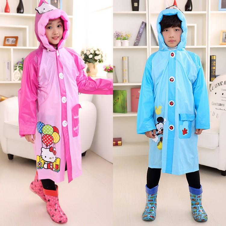 Áo mưa trẻ em cao cấp, đáng yêu cho bé từ 4 - 11 tuổi - Nhật Anh Kids