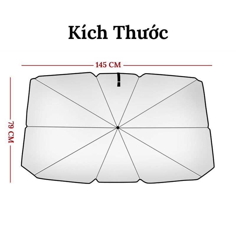 Ô che nắng kính lái ô tô,ô chống nóng kính trước xe hơi cao cấp