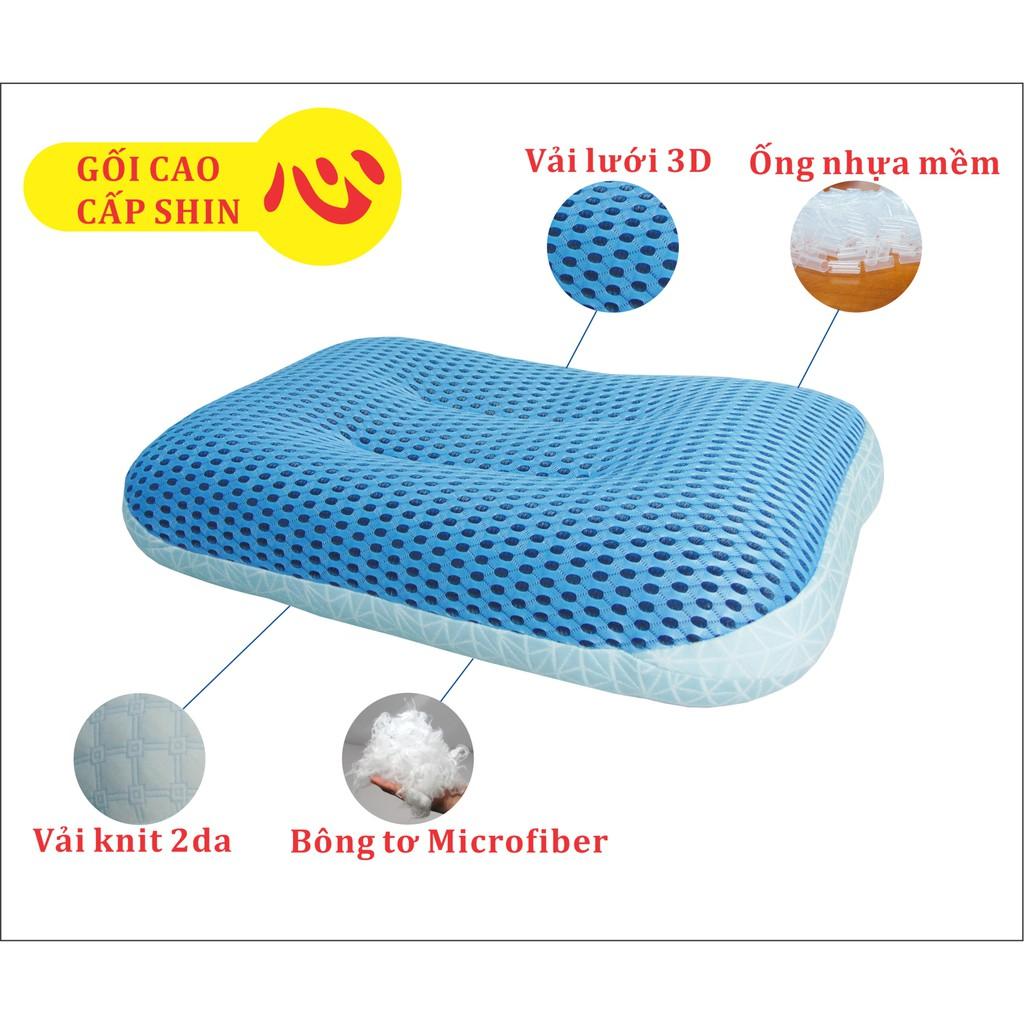 Gối ngủ đa năng 2 trong 1 đặc biệt mềm mại và siêu thoáng mát Dream Pillow 40x60cm laube 100% Nhật Bản