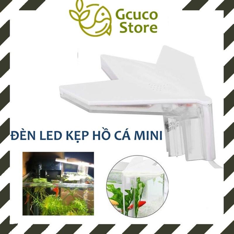 Đèn Led hồ cá mini Kẹp Góc Hồ Cá Chiếc Lá Jeneca X1