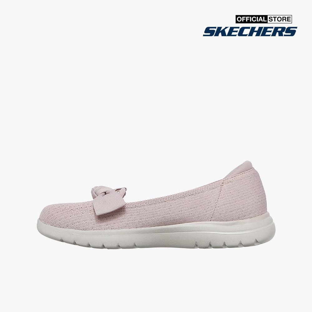 SKECHERS - Giày slip on nữ phối nơ On The GO Flex 136411-LAV