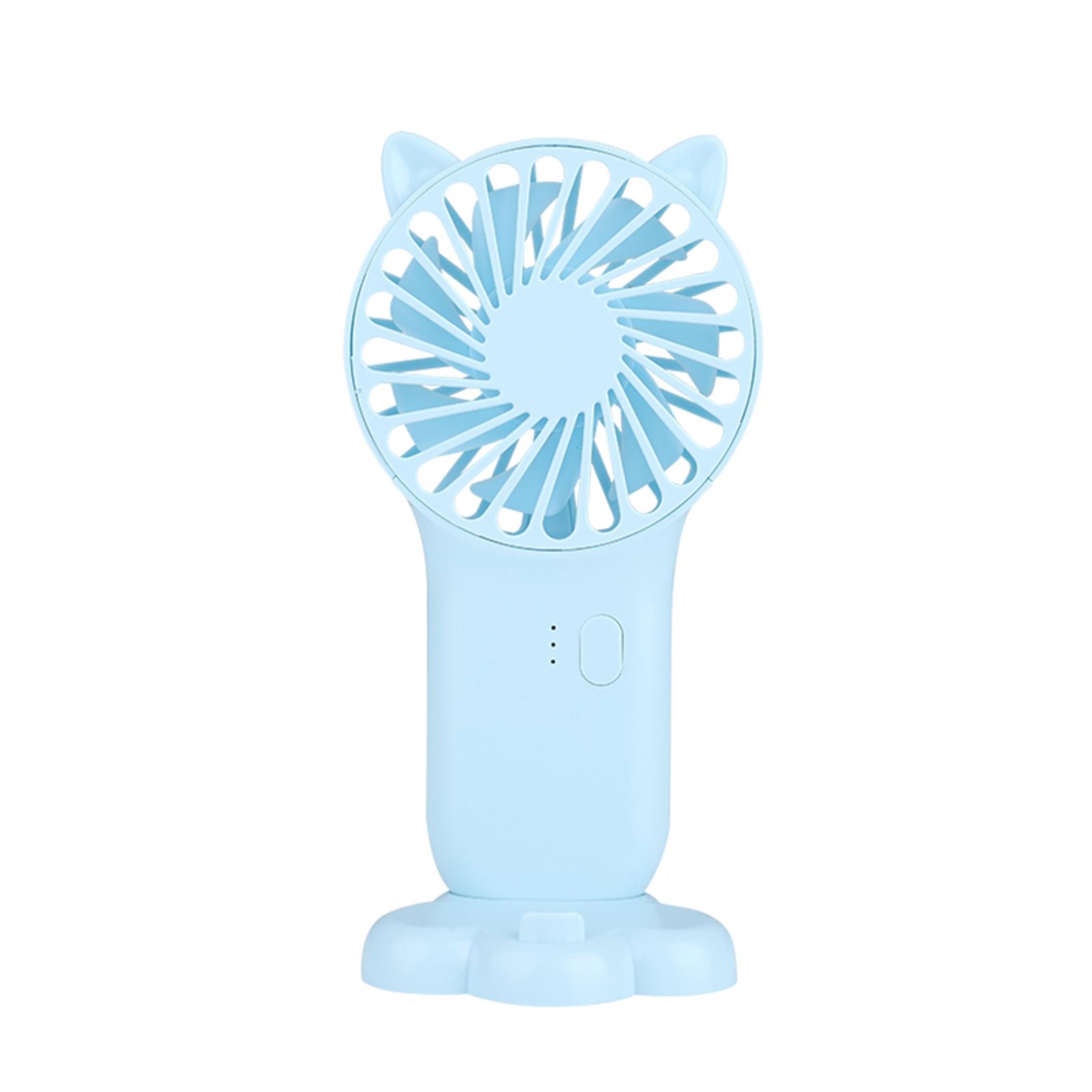Quạt di động mini 3 tốc độ có thể điều chỉnh công tắc điều khiển bật tắt có thể sạc lại bằng USB