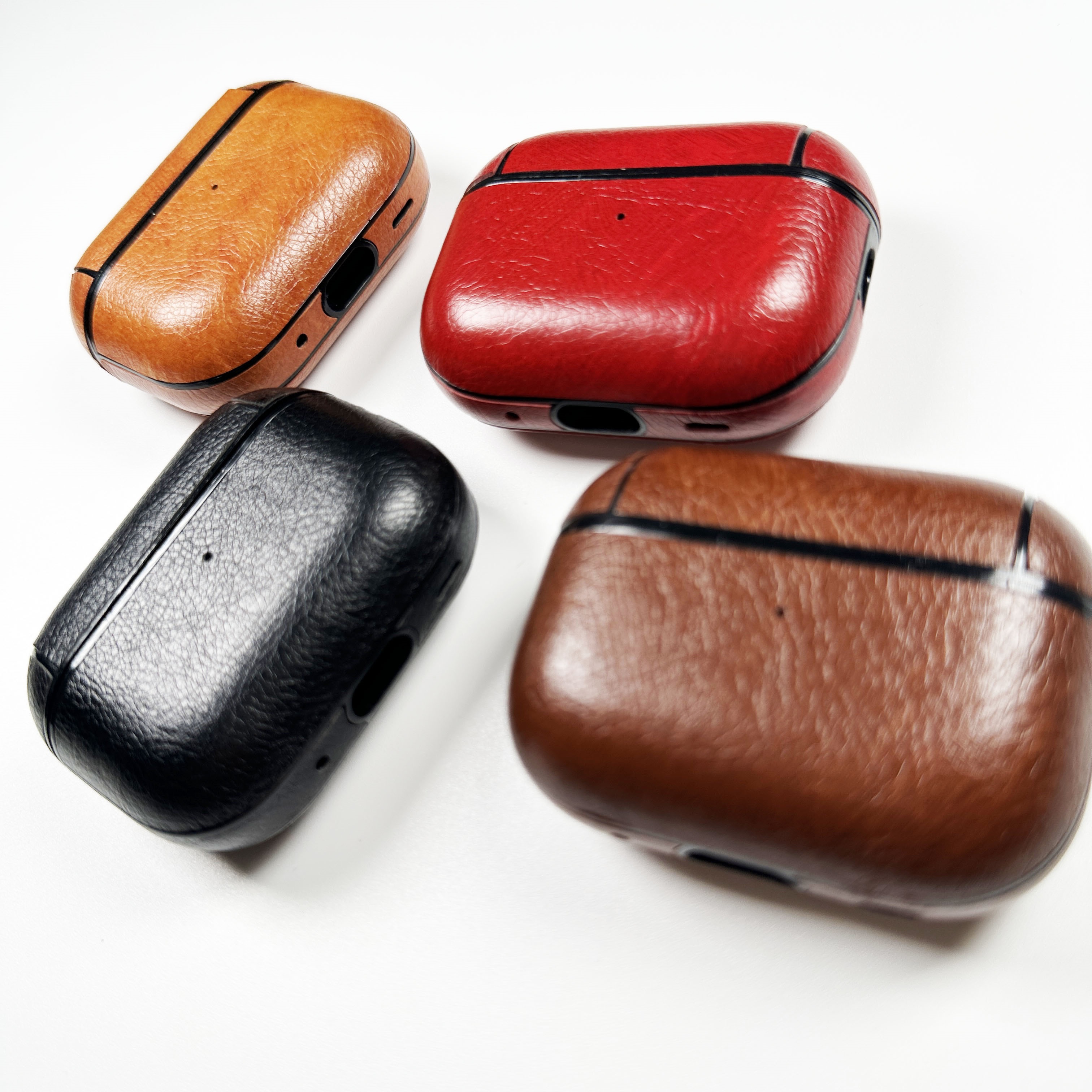 Bao Da PC Leather cho Airpods Pro 2 - Hàng Chính Hãng