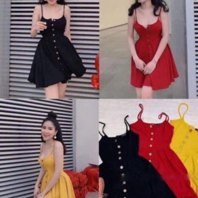 Váy 2 dây đầm 2 dây siêu hotgirl