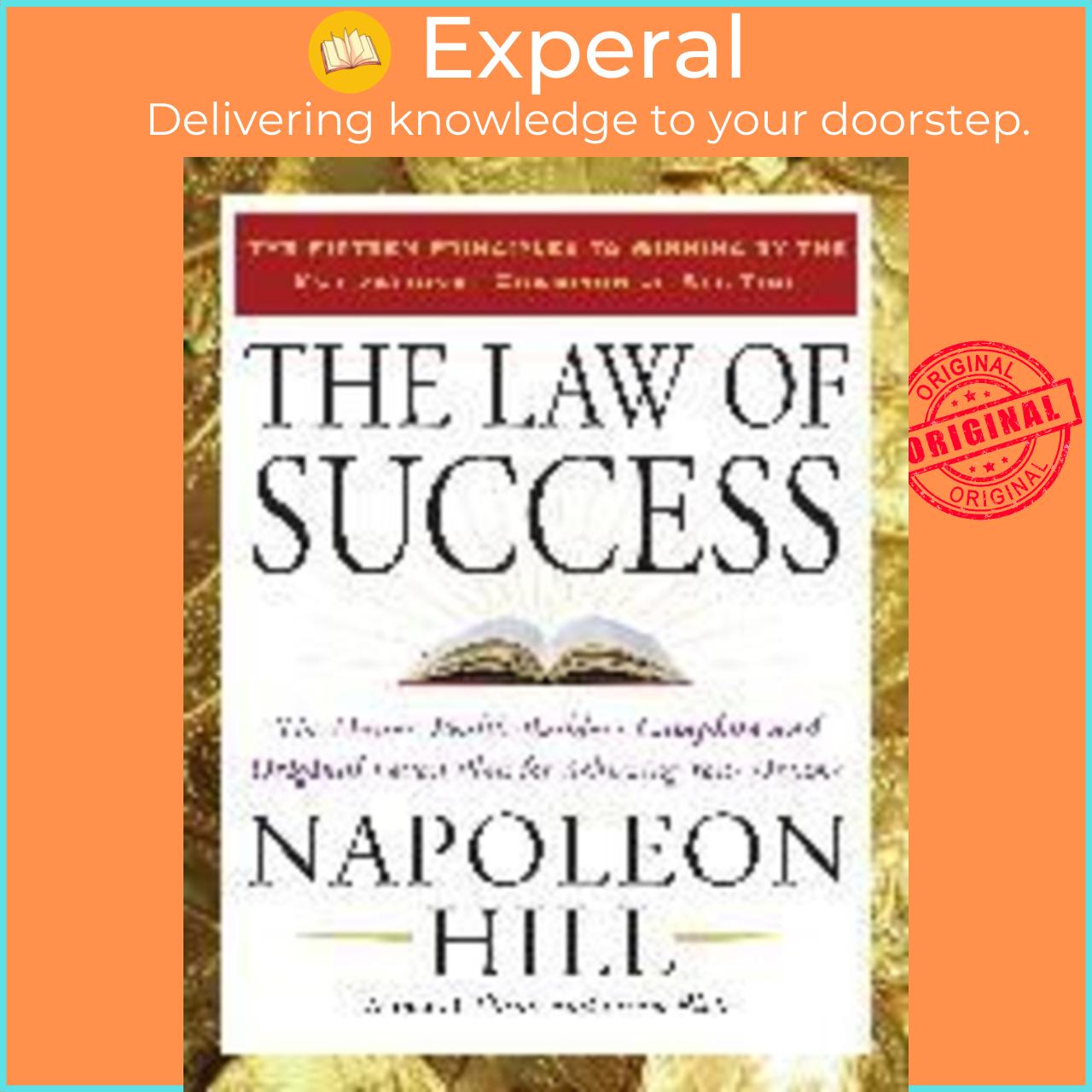 Hình ảnh Sách - The Law of Success : The Master Wealth-Builder's Complete and Original L by Napoleon Hill (US edition, paperback)