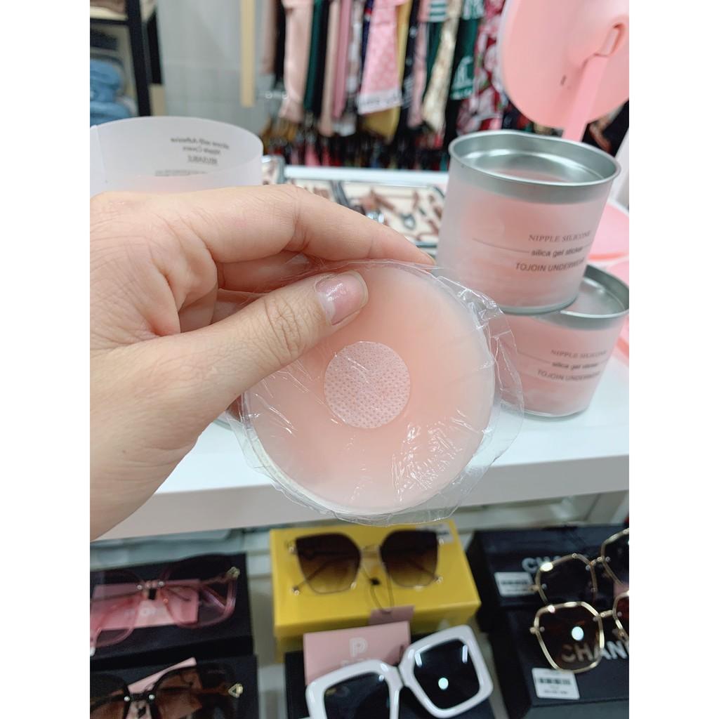 Hộp 10 Dán Ngực ️FreeShip️ Miếng Silicon Miếng Dán Che Lộ Ti - H02