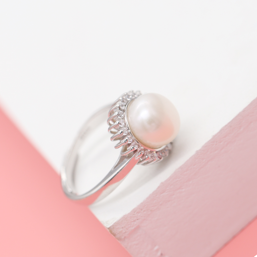 Bộ trang sức ngọc trai thiên nhiên T-3 Bảo Ngọc Jewelry