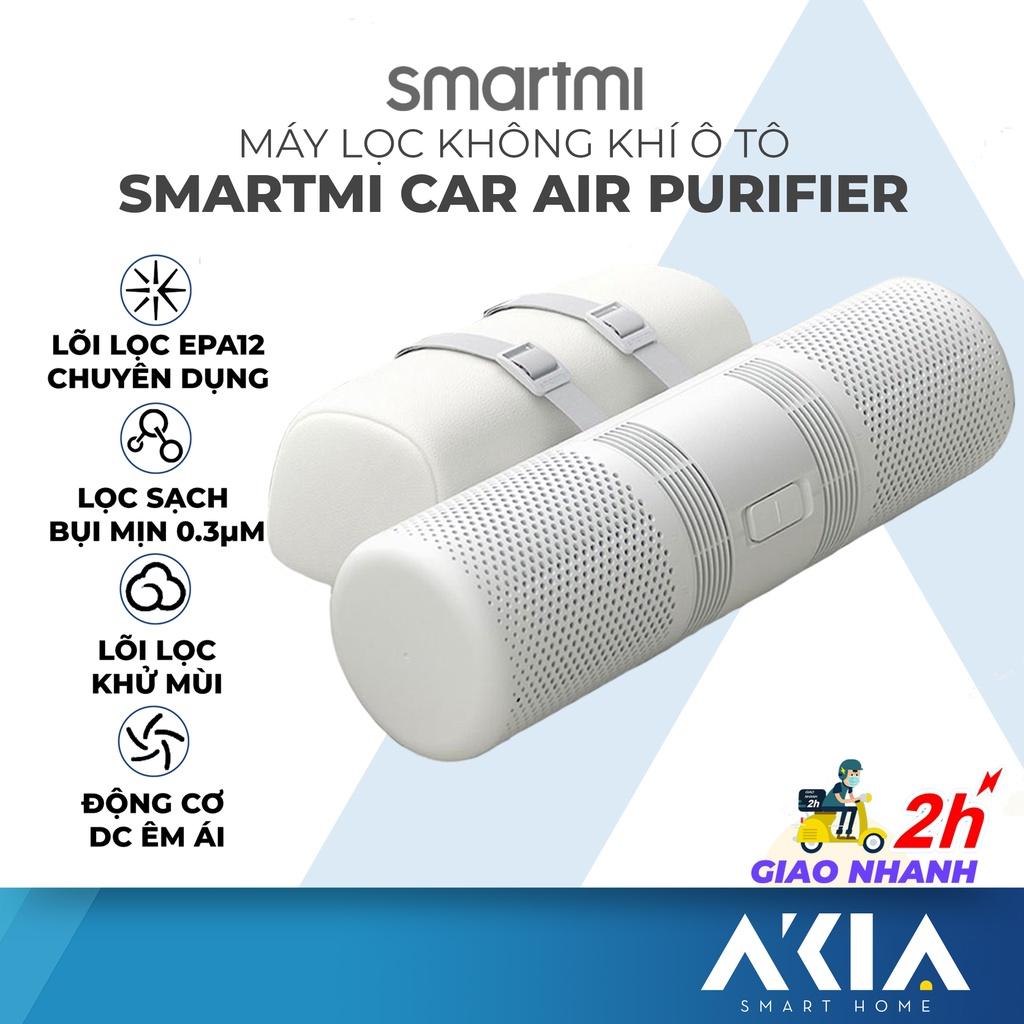 Máy lọc không khí ô tô Smartmi Car Air Purifier - Lõi kép EPA12 lọc sạch bụi mịn, Động cơ DC êm ái, Khử mùi hiệu quả