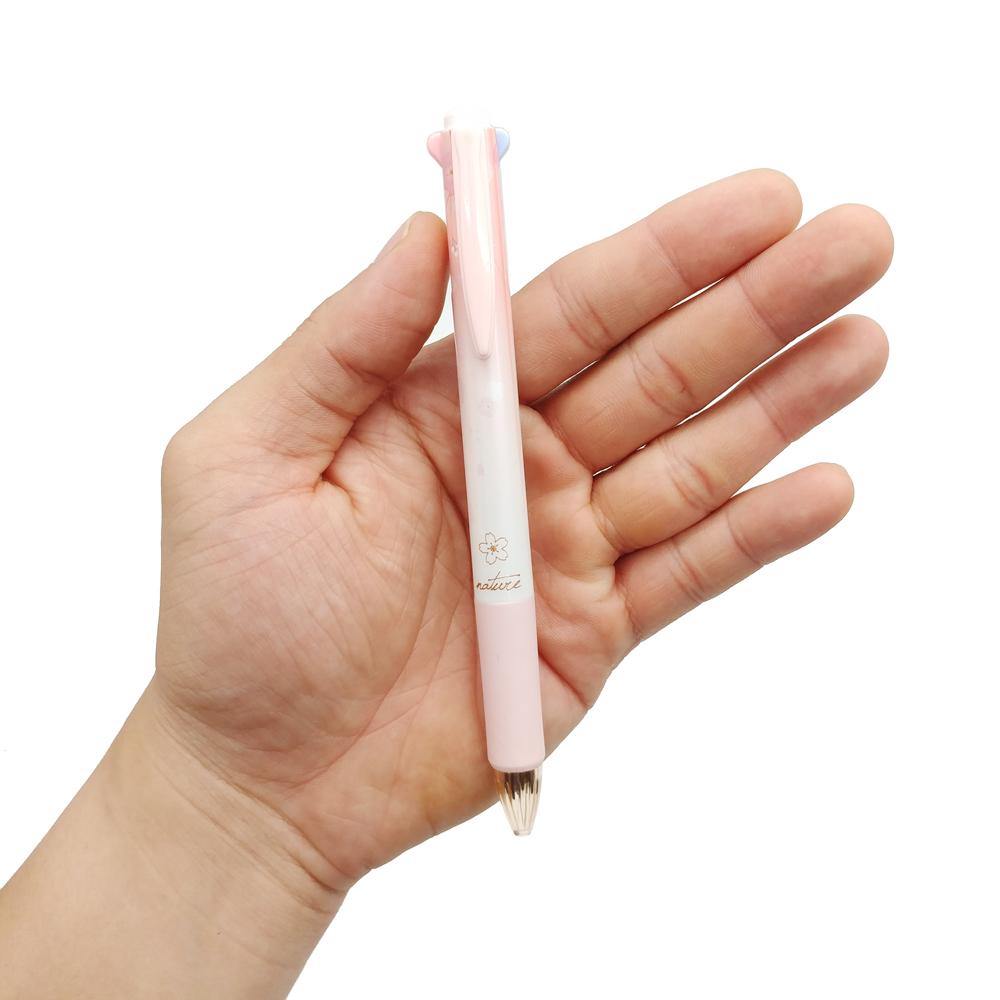 Bút Bi 4 Ngòi 4 Màu 0.7 mm - Deli S311 - Thân Bút Hồng