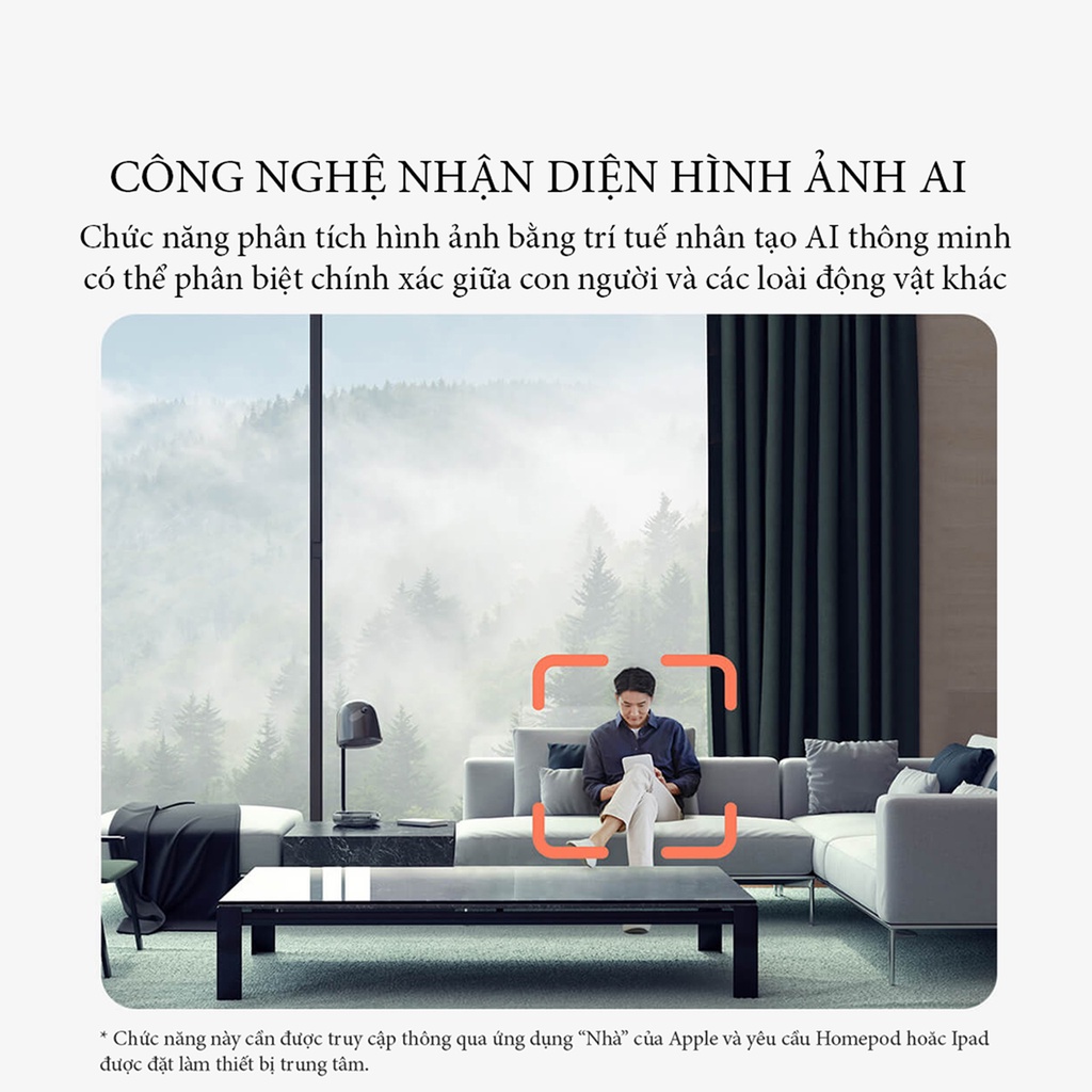 Camera Wifi Tích Hợp Hub ZIGBEE AQARA G2H Pro, Độ Phân Giải Full HD 1080p, Tương Thích HomeKit, Đàm Thoại 2 Chiều, Hàng Chính Hãng, BH 12 Tháng