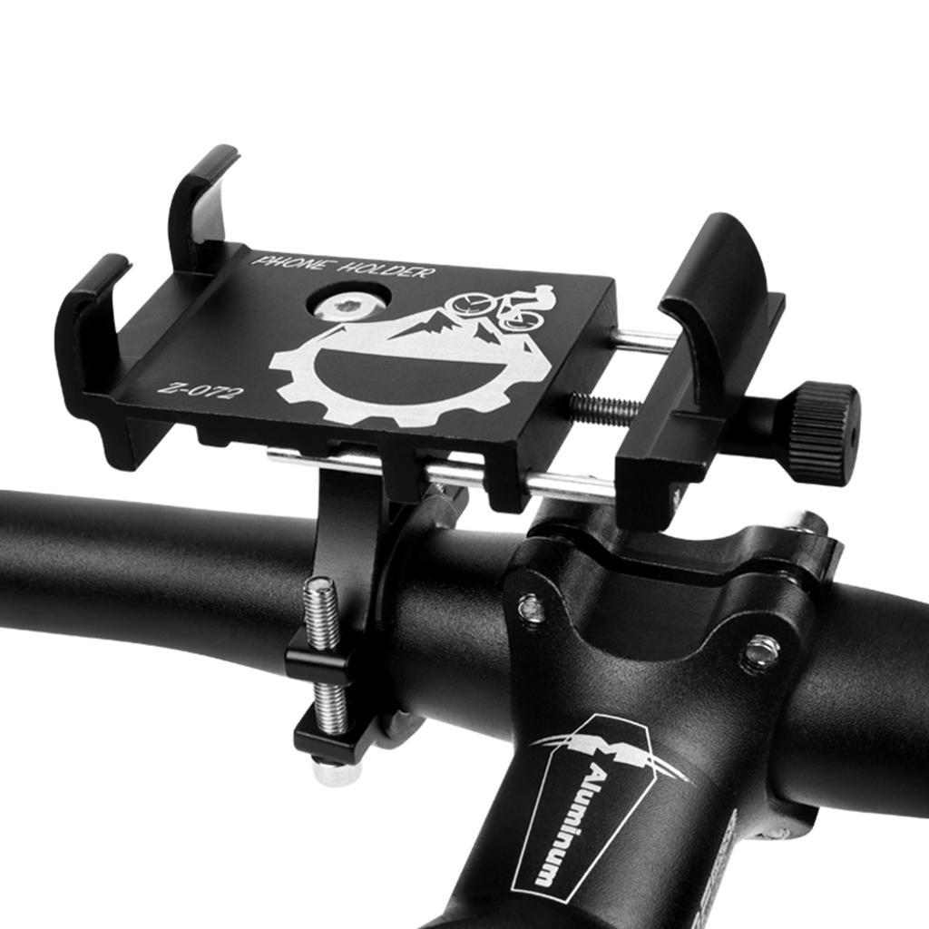 Bike Motorcycle  Handlebar Mount Holder Stand For 3.5"-6.5"  Black