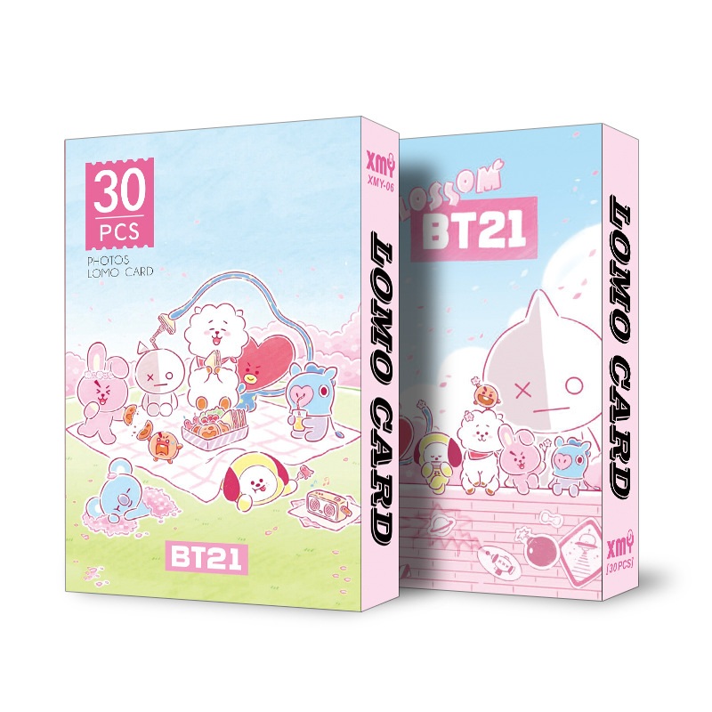 Lomo card BT21 BTS mới