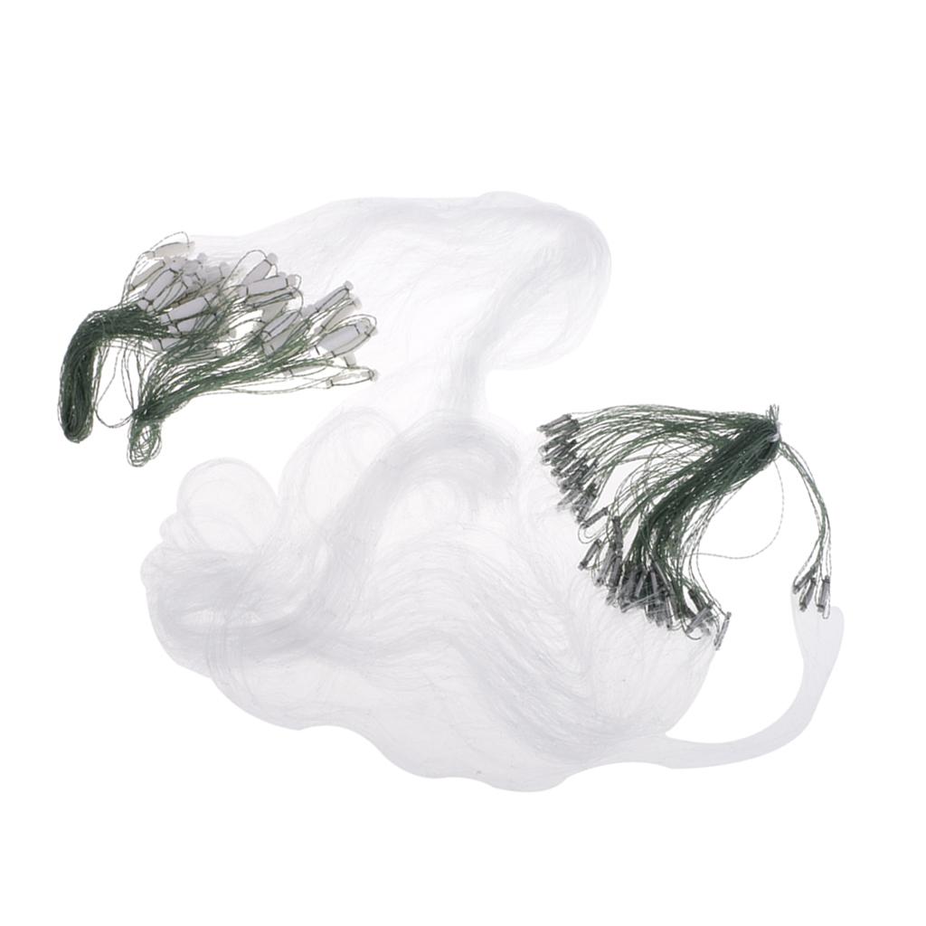Fishing Net 3 Layers With Monofilament Small Mesh Gill Nylon Hole Size 4x4cm