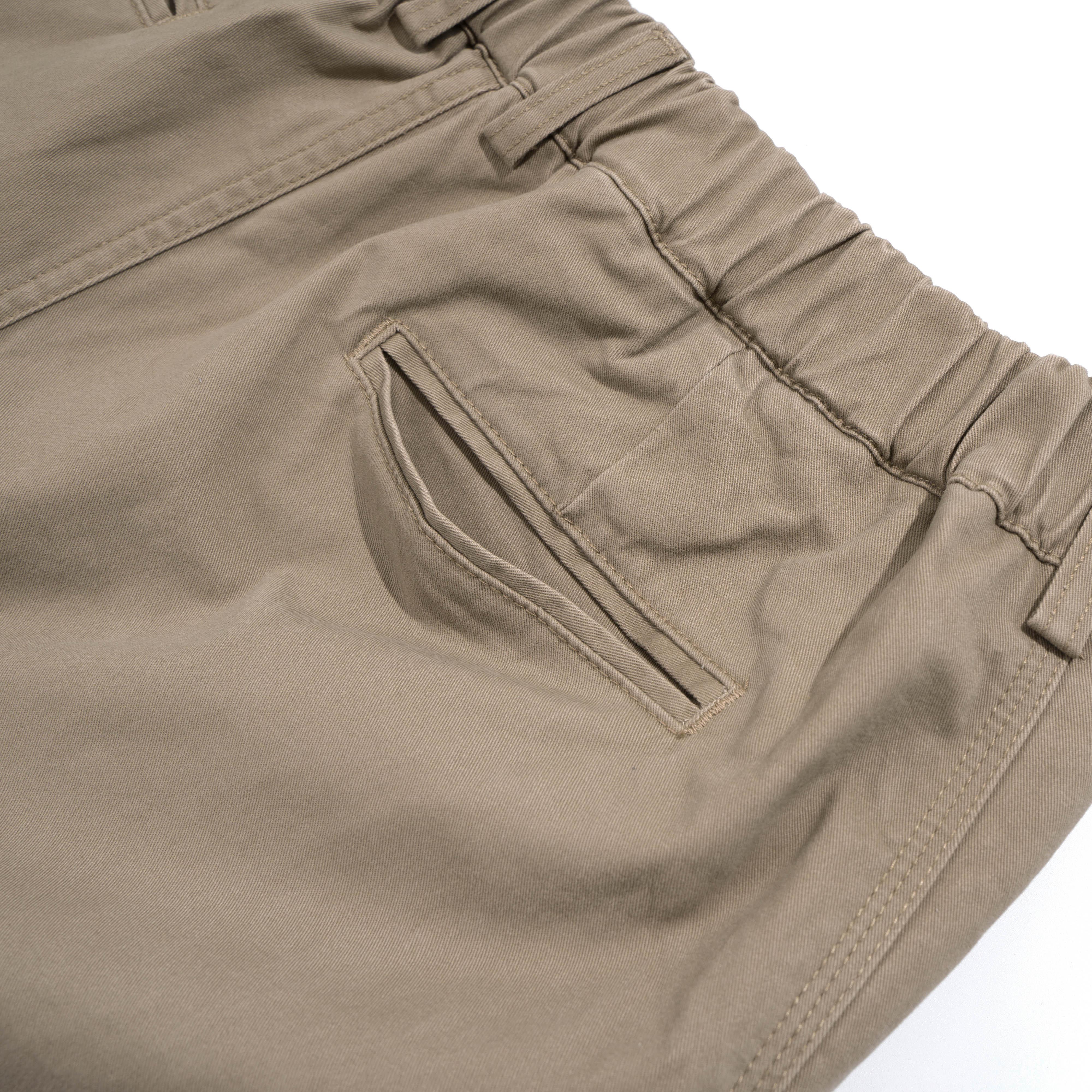 Quần Short Kaki Nam Màu Nâu BY COTTON Brown Khaki Shorts