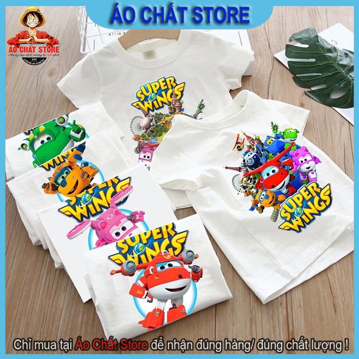 Áo thun hoạt hình trẻ em đội bay siêu đẳng Super Wings SW02 | Áo Chất Store