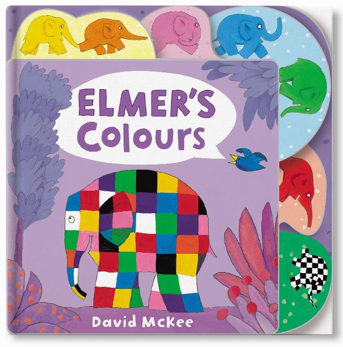 Elmer's Colours : Tabbed Board Book