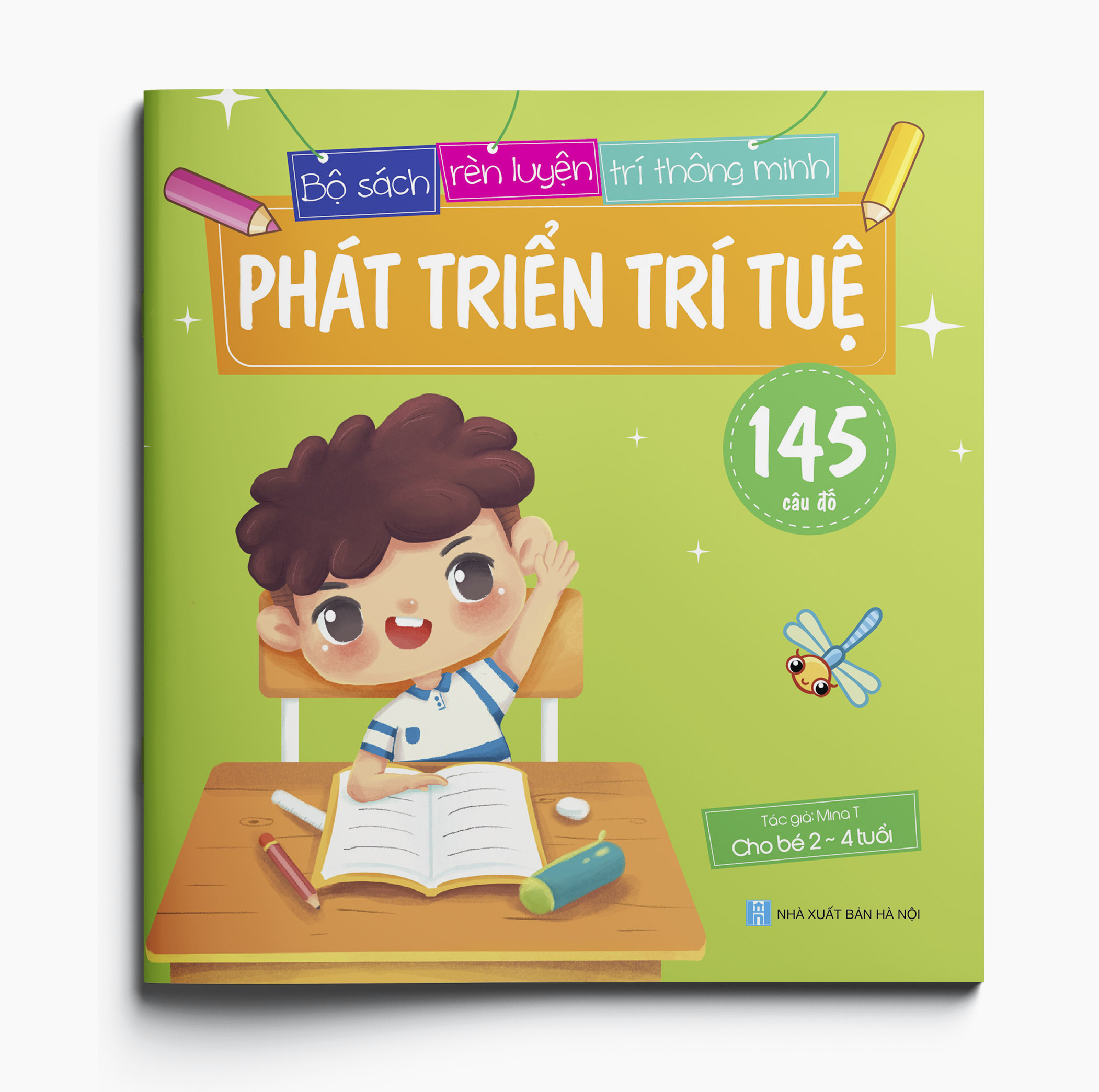 Combo 3 Cuốn sách Phát triển trí tuệ (145 câu đố) - Dành cho trẻ 2-4, 4-5, và 5-6 tuổi