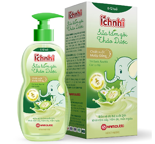 Sữa tắm gội thảo dược Ích Nhi (200ml)