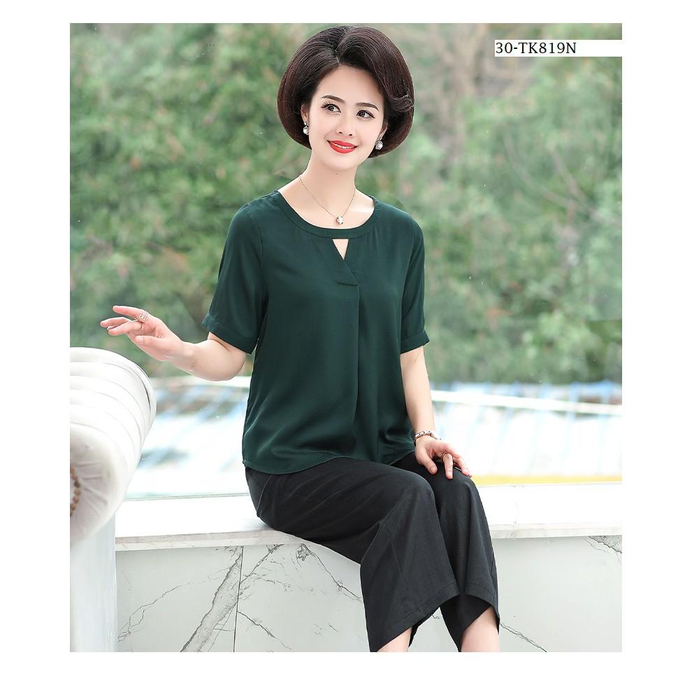 Tk715-ÁO KIỂU TAY NGẮN THIẾT KẾ s-6xl