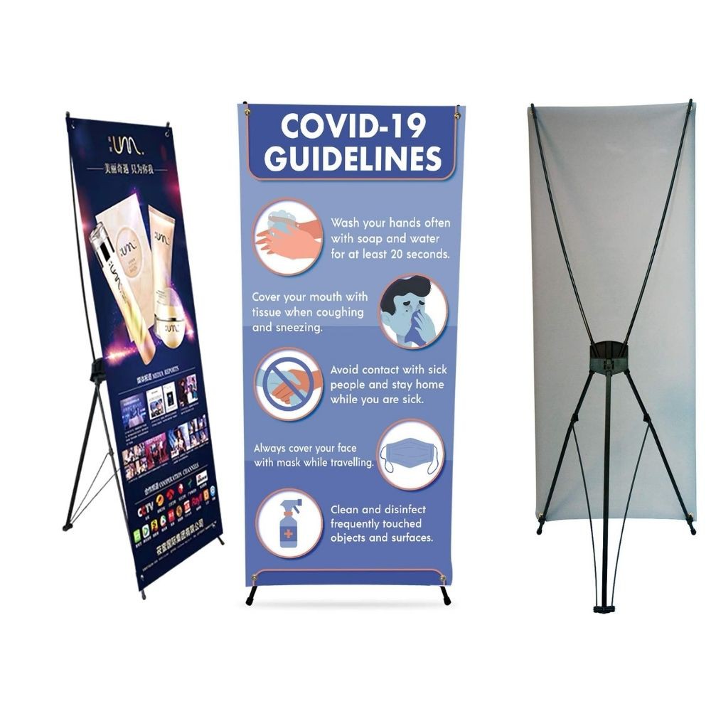 COMBO 3 STANDEE CHỮ X CƯỜNG LỰC SIZE 60X160CM