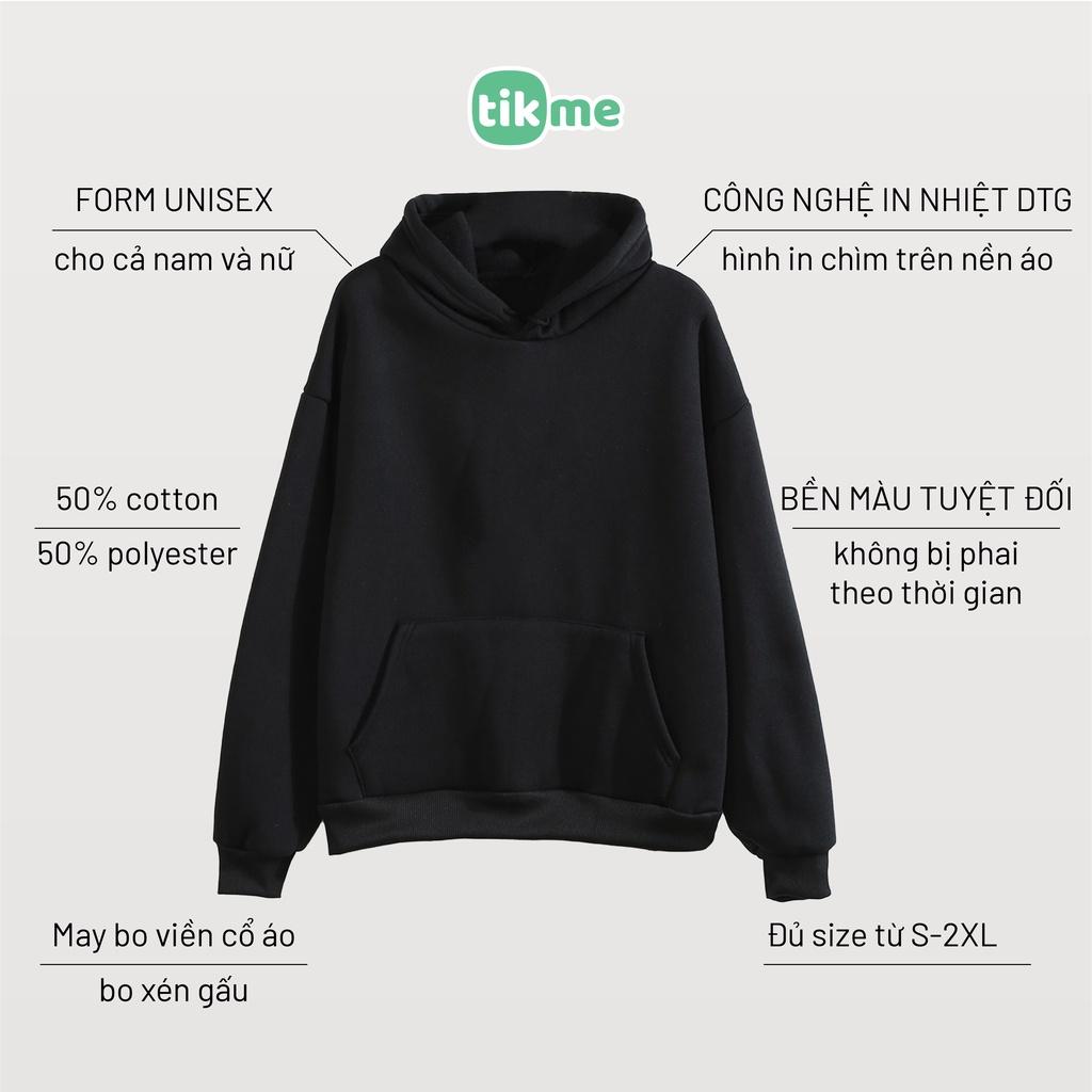Áo Hoodie nỉ Tikme unisex phoenix phụng tứ linh trong ăn hóa Việt áo hai mặt size XS-2XL