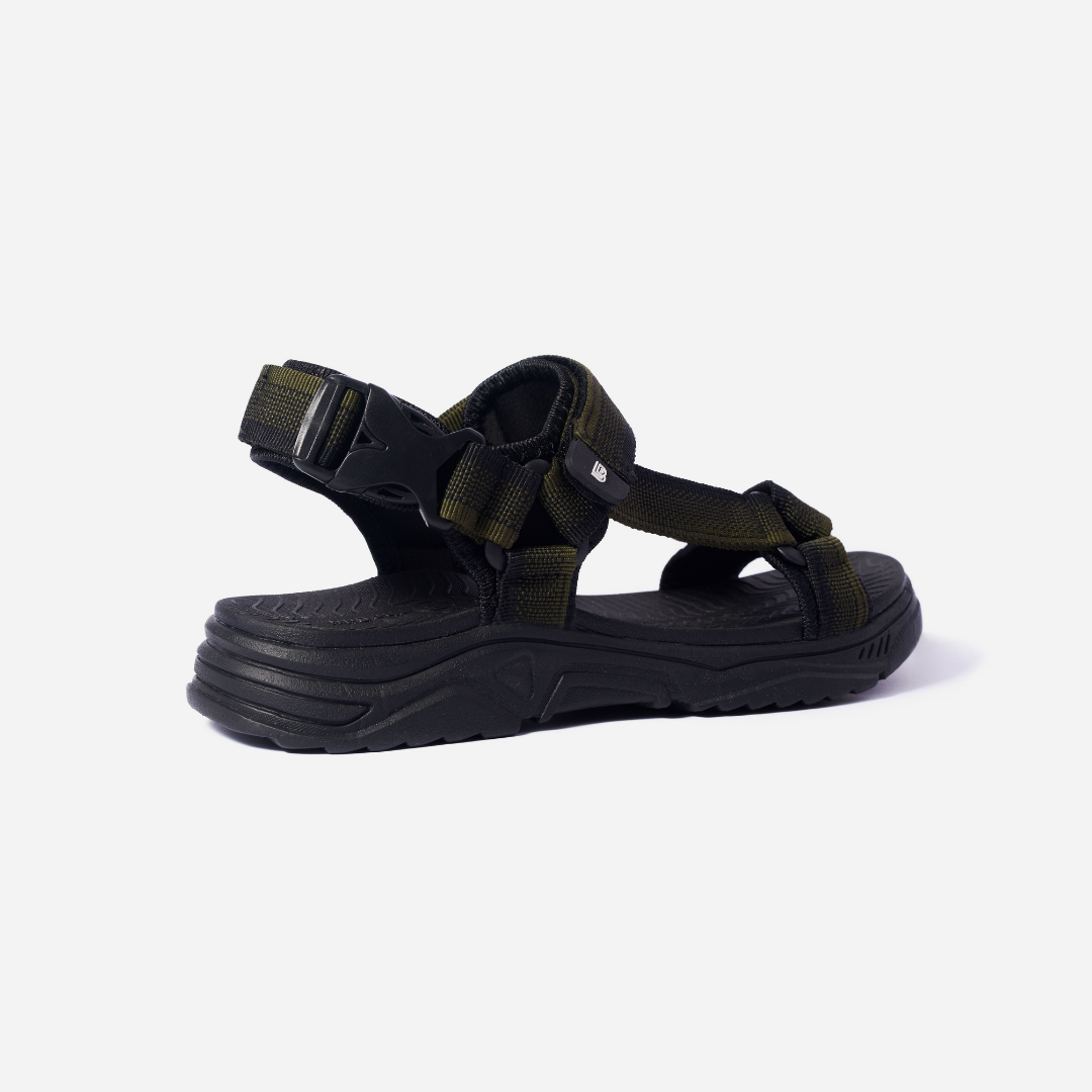 Giày Sandal Nam The Bily Quai Chéo - Xanh Thổ Cẩm BL01XLTC