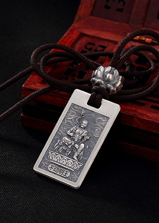Mặt Bạc Thái Bất Động Minh Vương Vuông Nhỏ