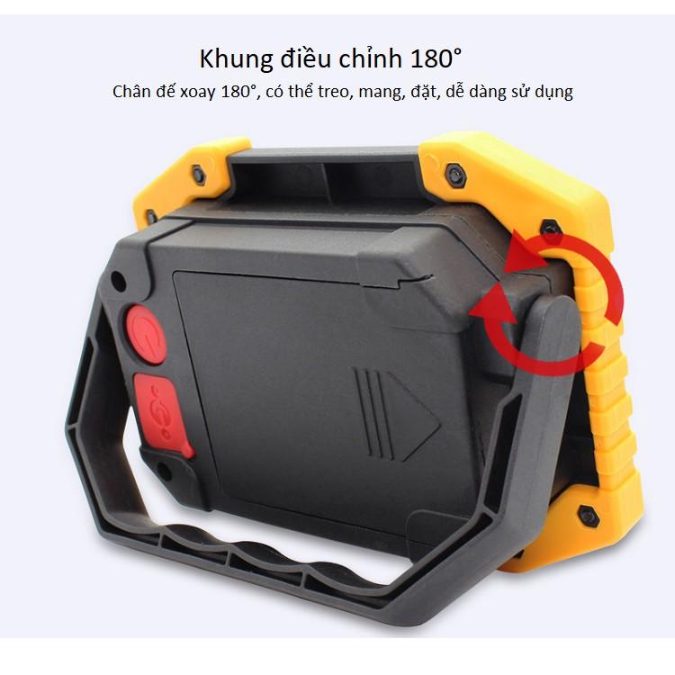 Đèn siêu sáng 10W có thể sạc lại