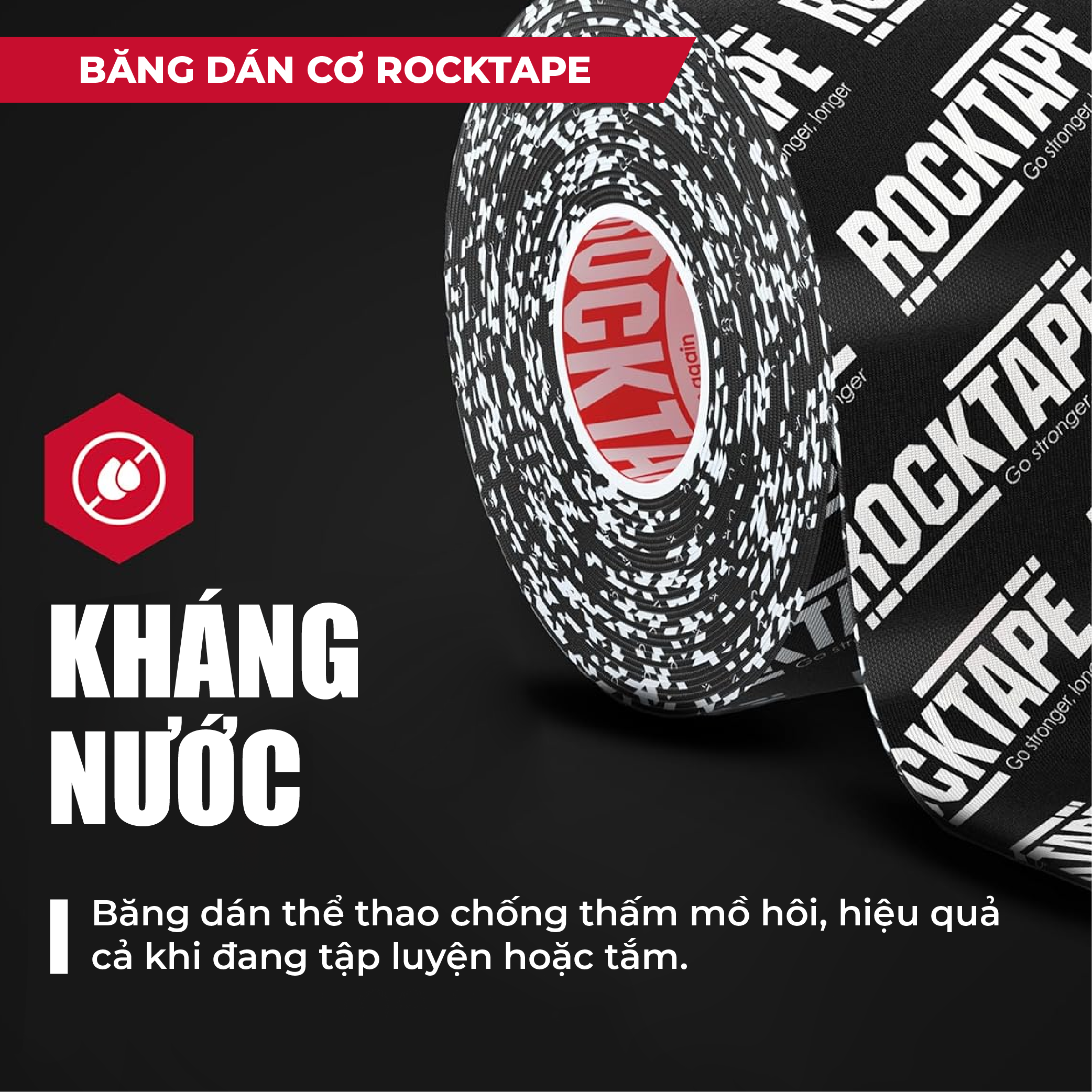 Băng Dán Cơ RockTape Extra-Sticky ADHESIVE