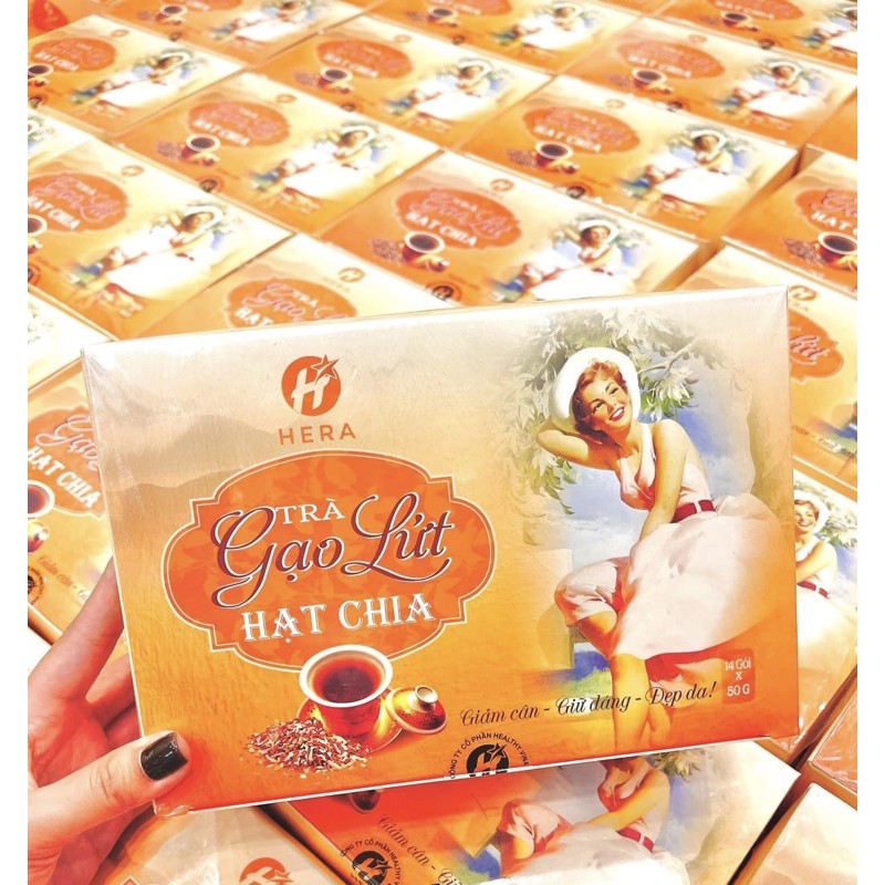Trà Gạo Lứt Hỗ Trợ Giảm Cân - Giữ Dáng - Đẹp Da & hỗ trợ sức khỏe Hera