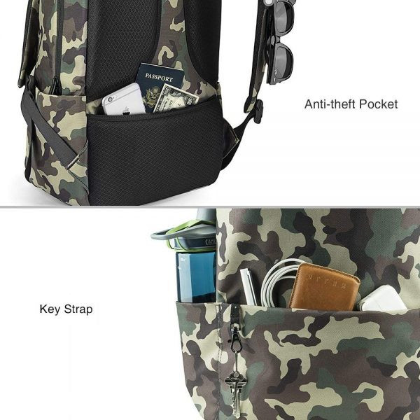 Balo Chống Trộm Tomtoc (Usa) Lightweight Camping Cho Ultrabook 13″14″15″16″ CAMO, Mang Mọi Thứ Đến Với Bạn Hàng Chính Hãng