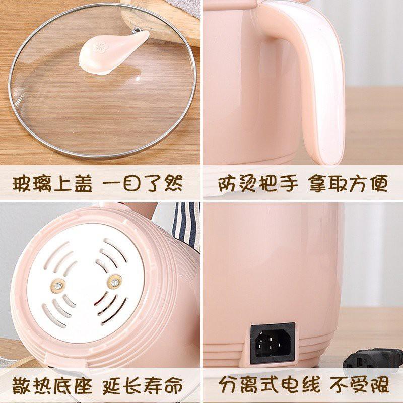 Ca Nấu Mì, Nấu Cơm Mini Siêu Tốc 18cm Kèm Giá Hấp Cooking Pot Có Tay Cầm Tiện Lợi