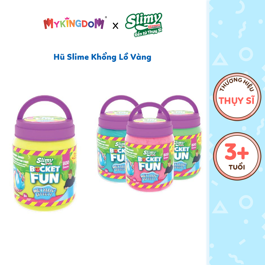 Đồ Chơi SLIMY Hũ Slime Khổng Lồ 800Gr  Vàng 32955/YE