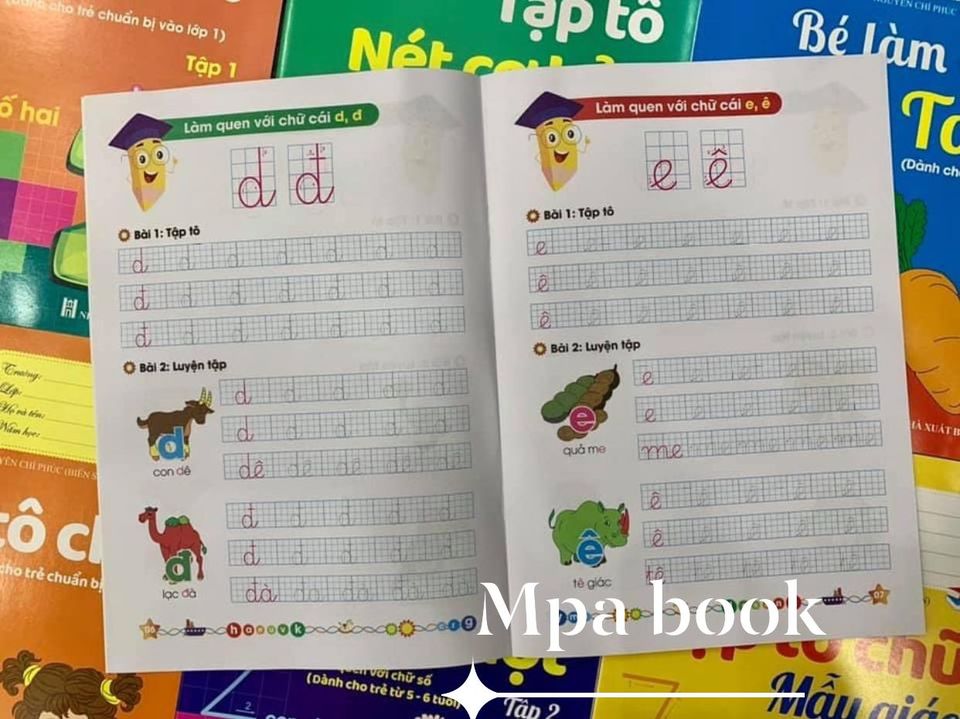 COMBO TÔ CHỮ CHUẨN BỊ CHO BÉ VÀO LỚP 1 -NXB Hà Nội