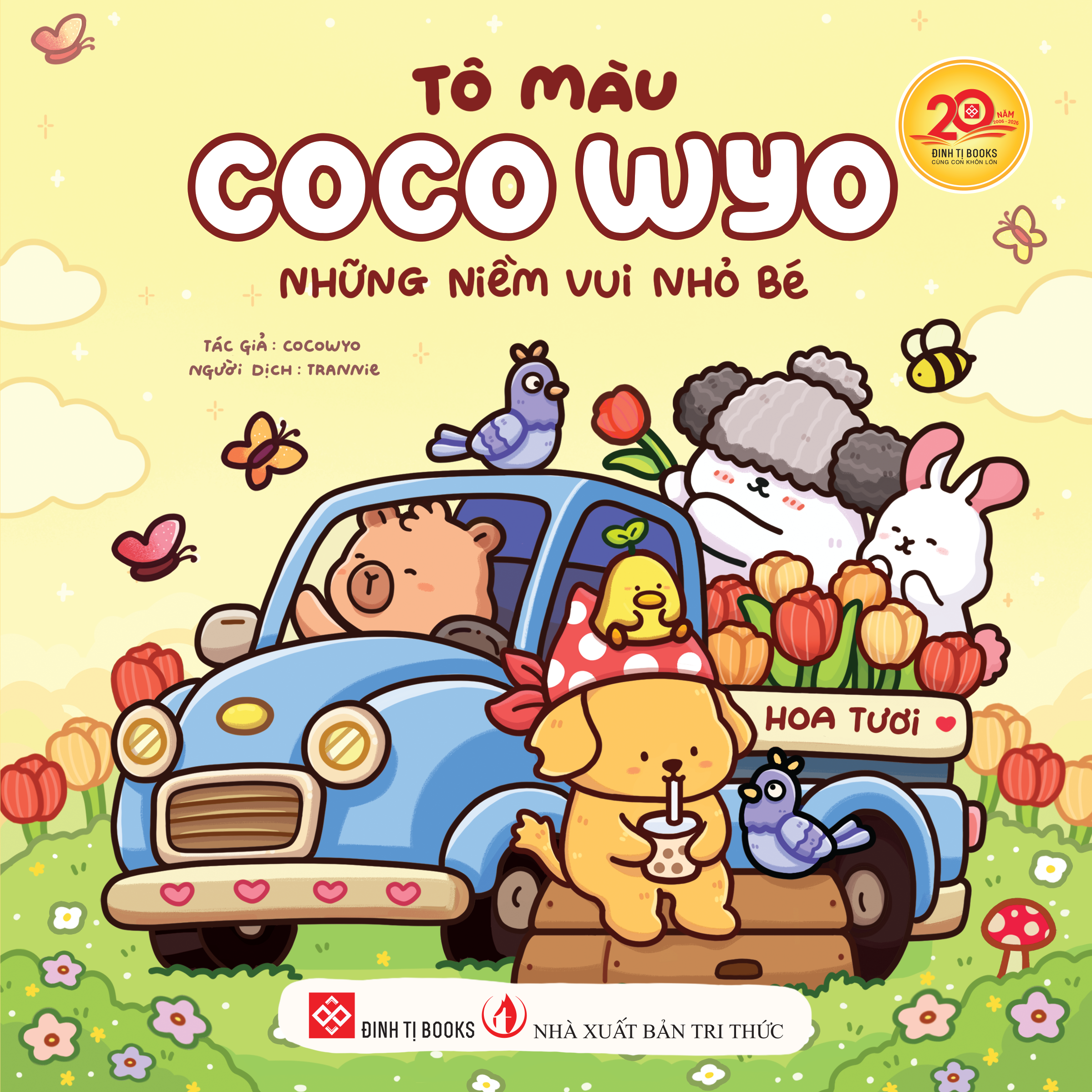 Sách - Tô Màu Coco Wyo - Những Niềm Vui Nhỏ Bé